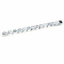 Article Mini boule de Noël argentée Ø3cm 14 pcs