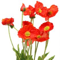 Article Coquelicot orange 60cm 3pcs