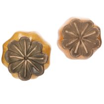 Article Tuteur de jardin en forme de capsule de pavot pour une décoration élégante de jardin, massif de fleurs ou balcon, 60 cm, lot de 2