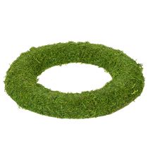 Article Lot de 4 couronnes en mousse verte, Ø 20 cm, décoratives et créatives