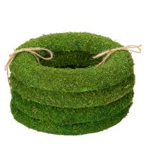 Article Lot de 4 couronnes en mousse verte, Ø 20 cm, décoratives et créatives