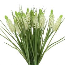 Jacinthes de raisin en bouquet blanc 30cm 15 pcs