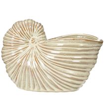 Article Pot de fleurs en céramique à motif d'escargot pour compositions florales originales, 21 cm