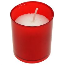 Article Bougie de recharge pour lampe funéraire, recharge pour lampe funéraire rouge, 20 pièces