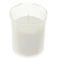Article Recharge bougies pour lampes funéraires blanc 22h H6,5cm 15pcs