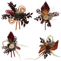 Article Compositions funéraires 4 assortiments de fleurs séchées 28pcs