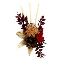 Article Compositions florales pour deuil Fleurs séchées 4 ass. 28pcs
