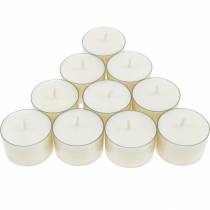 Article PURE Nature Lights bougies chauffe-plat cire de colza durée de combustion naturelle 7 heures 18 pièces