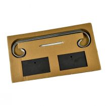 Article Plaques d'ardoise naturelle bouchon panneaux végétaux noir 25cm