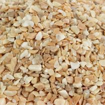Pierres naturelles 5mm - 8mm naturel/crème 2kg