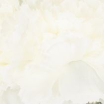 Article Kunstificiel bouquet d'œillets blancs 40 cm, 4 pièces