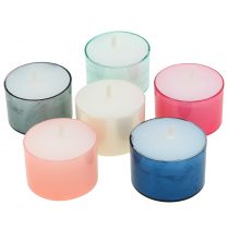 Bougies chauffe-plat Colorlights pastel assorties 40pcs