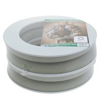 Article Couronne d'anneaux en mousse florale H4cm Ø30cm 4 pcs