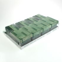 Article Briques en mousse florale avec socle en bois 21cm x 9cm x 8cm 8 pcs