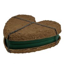 Article Cœur en mousse florale compostable OASIS® Biolit®, 34 cm, lot de 2
