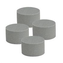 Article Cylindre de mousse florale composé sec enfichable gris H5cm Ø8cm 20 pcs