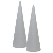 Article Cône de mousse florale masse florale sèche H50cm 2 pcs