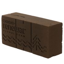 Article Bloc de mousse florale Oasis Renewal marron 23 x 11 x 7,5 cm