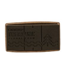Article Mousse florale OASIS® Renewal® Biolit® 2 briques 24 × 13 × 8 cm, marron, pour compositions florales
