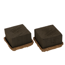 Article Mousse florale OASIS® Renewal® Biolit® 2 demi-briques 12 × 12 × 8 cm, brunes