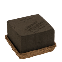 Article Mousse florale OASIS® Renewal® Biolit® 2 demi-briques 12 × 12 × 8 cm, brunes
