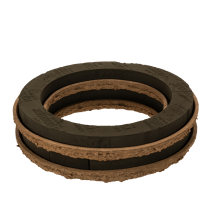 Article Anneau de mousse florale OASIS® Renewal® Biolit®, 40 cm, noir, pour couronnes, lot de 2