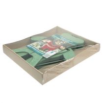 Article Figurine florale en mousse Teddy avec support 48,5cm x 42cm H5cm 1 pc