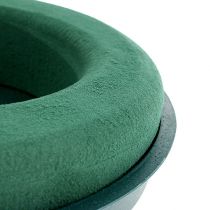 Article Anneau mousse floral avec bol vert Ø30cm H4.5cm 2 pcs