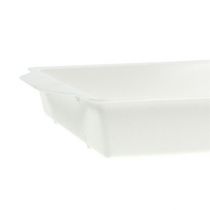 Article Bol enfichable OASIS® blanc 23 cm x 11,5 cm x 2,5 cm 5 pièces