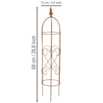 Article Treillis de jardin, support pour rosiers et autres plantes grimpantes, idéal pour l'aménagement paysager, 108 cm, lot de 2.