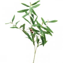 Article Branche d&#39;olivier artificielle branche décorative avec olives 100cm