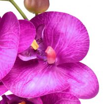 Article Orchidée Phalaenopsis Artificielle 4 fleurs Fuchsia 72cm