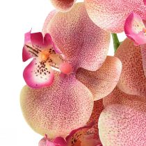 Article Orchidée Phalaenopsis artificielle 9 fleurs rose vanille 96cm