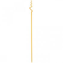 Article Tuteur pour orchidées, en plastique orange, support pour orchidées grimpantes, H 64 cm