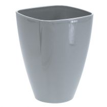 Article Pot à orchidées brillant Ø12,5cm gris, 1 pièce