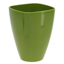 Article Pot à orchidées brillant Ø12,5cm vert olive, 1 pièce