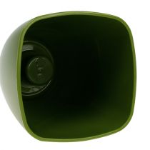 Article Pot pour orchidée brillant en plastique vert olive Ø12,5 cm
