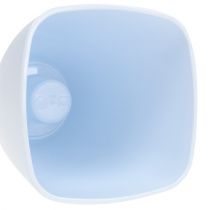 Article Pot pour orchidées en plastique blanc brillant Ø12,5 cm