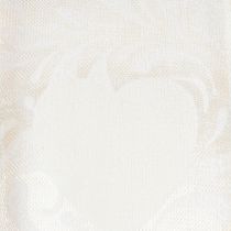 Article Ruban d'organza crème, ruban décoratif à cœurs, 40 mm de large, 15 m de long