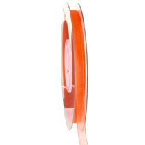 Article Ruban organza ruban cadeau ruban orange lisière 6mm 50m