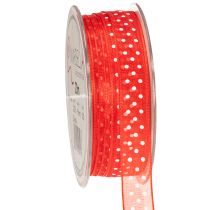 Article Ruban à pois pour emballage cadeau polyvalent en toutes saisons, 1,5 cm de large, 20 m de long