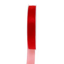 Ruban organza avec lisière 1.5cm 50m rouge