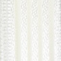 Article Ruban d'organza rayé, ruban cadeau, blanc, 15 mm, 20 m