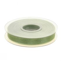 Article Ruban organza vert lisière cadeau vert citron 15 mm 50 m