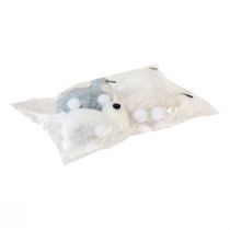 Article Décoration de Pâques décoration de table de mouton figurines de mouton décoratives 7,5 cm 4 pièces