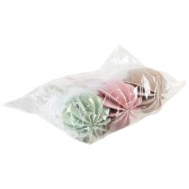 Article Décoration de table lapin de Pâques lapin en bois coloré 5,5×15cm 3 pcs