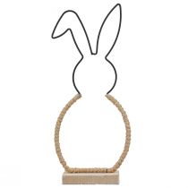Décoration de table lapin de Pâques fil de Pâques décoration bohème lapin 32cm