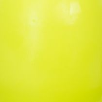 Article Bougies de Pâques en forme d'œuf, vert citron, 9 cm, 20 cm de hauteur, lot de 6