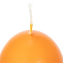 Article Bougie en forme d'œuf pour la décoration de Pâques, ambiance pascale parfaite à la maison, 9 cm, 20 cm de hauteur, lot de 6