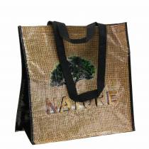 Sac shopping avec anses Nature plastique 40 × 20 × 40cm